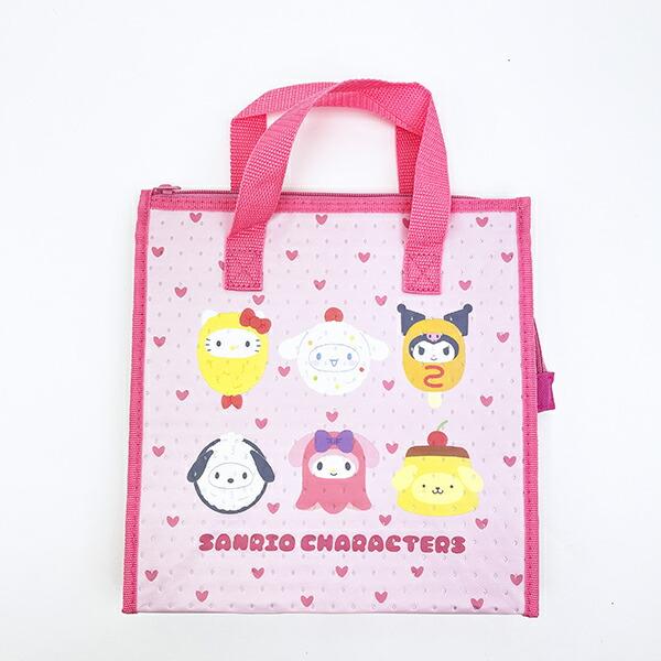 サンリオキャラクターズ 不繊布保冷バッグ ランチ なりきり食べ物シリーズ Sanrio 商品画像3：キャラグッズPERFECT WORLD TOKYO
