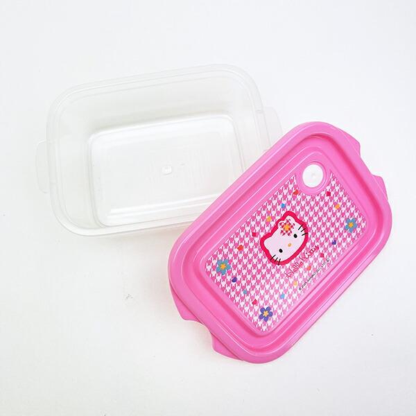 サンリオ ハローキティ 抗菌シールボックス(2P) カオハナ 日本製 ランチ Sanrio 商品画像3：キャラグッズPERFECT WORLD TOKYO