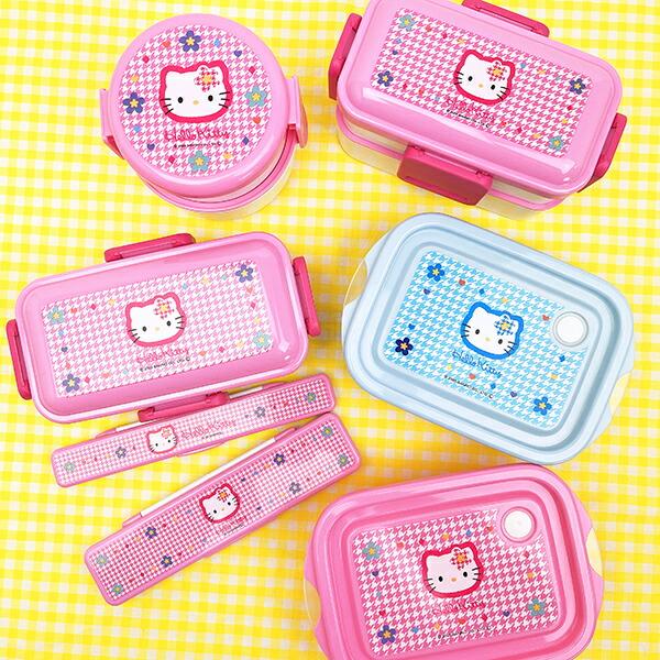 サンリオ ハローキティ 抗菌シールボックス(2P) カオハナ 日本製 ランチ Sanrio 商品画像5：キャラグッズPERFECT WORLD TOKYO