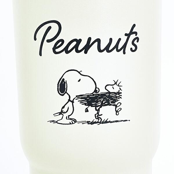 スヌーピー ハンドル付2WAYストローステンレスタンブラー (830ml) 水筒 ランチ SNOOPY 商品画像2：キャラグッズPERFECT WORLD TOKYO