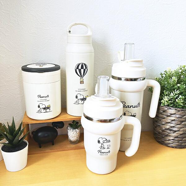 スヌーピー ハンドル付2WAYストローステンレスタンブラー (830ml) 水筒 ランチ SNOOPY 商品画像10：キャラグッズPERFECT WORLD TOKYO