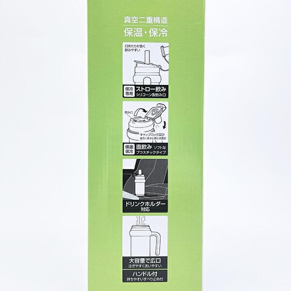 サンリオ ハンギョドン ハンドル付2WAYストローステンレスタンブラー 水筒 ランチ Sanrio 商品画像8：キャラグッズPERFECT WORLD TOKYO