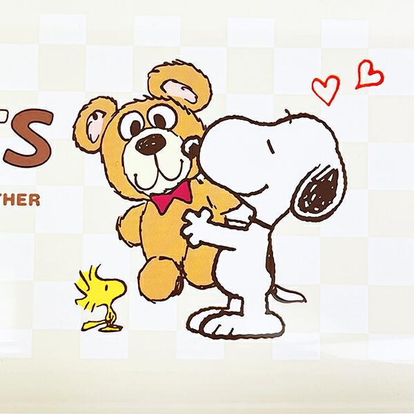 スヌーピー &ベア ふわっと弁当箱 ランチ 日本製 SNOOPY 商品画像2:キャラグッズPERFECT WORLD TOKYO