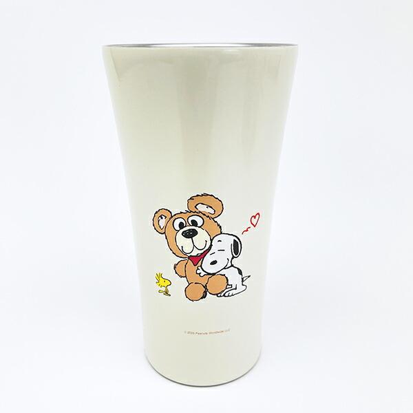 スヌーピー & ベア 真空ステンレスタンブラー (L) コップ SNOOPY 商品画像3:キャラグッズPERFECT WORLD TOKYO