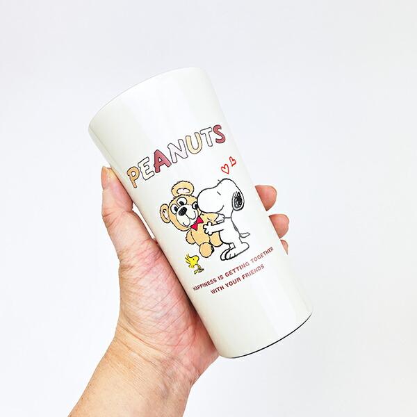 スヌーピー & ベア 真空ステンレスタンブラー (L) コップ SNOOPY 商品画像5:キャラグッズPERFECT WORLD TOKYO