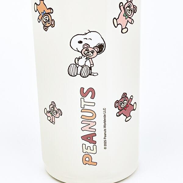 スヌーピー ＆ ベア 八角形ステンレスマグボトル ランチ 魔法瓶 水筒 SNOOPY 商品画像2：キャラグッズPERFECT WORLD TOKYO