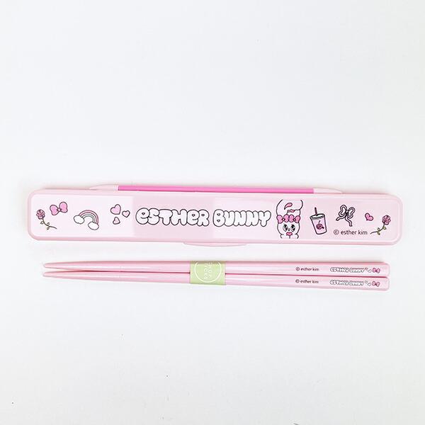 エスターバニー (Esther Bunny) 音の鳴らない箸・箸箱セット(18cm) ランチ 日･･･