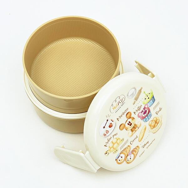 ディズニー Nuiパン 丸型ランチボックス2段(フォーク付) ランチ 日本製 Disney 商品画像3：キャラグッズPERFECT WORLD TOKYO