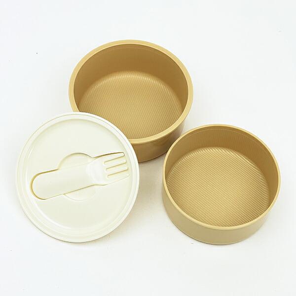 ディズニー Nuiパン 丸型ランチボックス2段(フォーク付) ランチ 日本製 Disney 商品画像4：キャラグッズPERFECT WORLD TOKYO