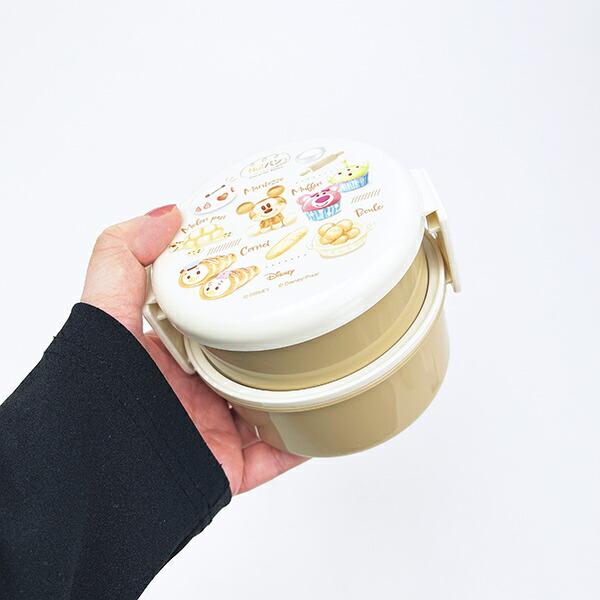ディズニー Nuiパン 丸型ランチボックス2段(フォーク付) ランチ 日本製 Disney 商品画像5：キャラグッズPERFECT WORLD TOKYO