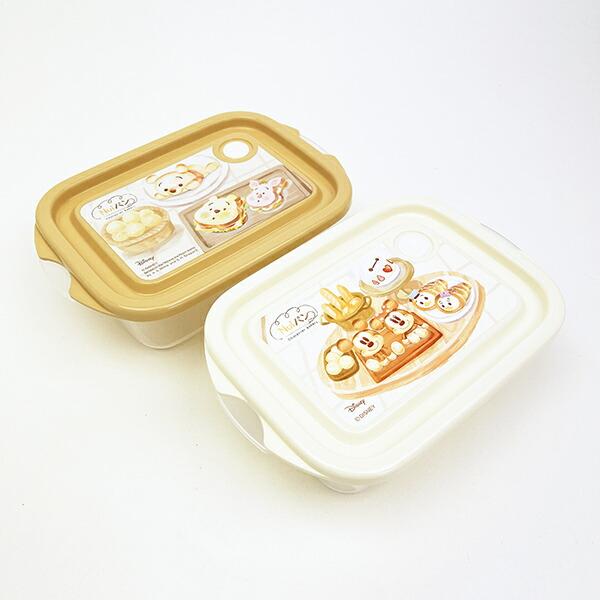ディズニー Nuiパン シールボックス(2個入り) キッチン 日本製 Disney