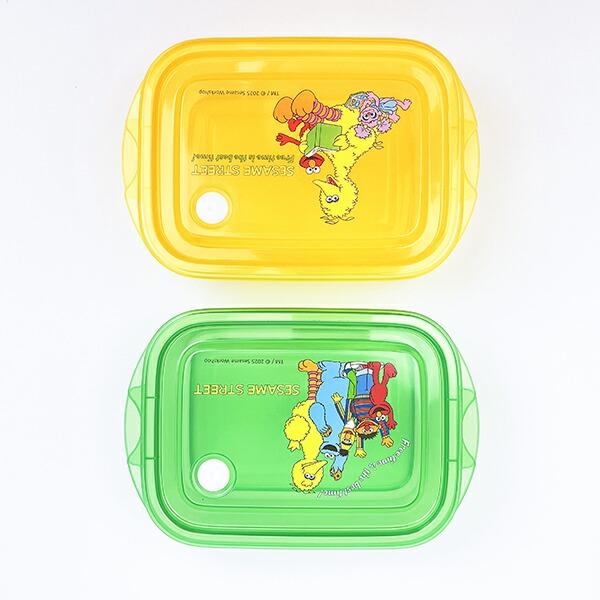 セサミストリート シールボックス(500ml) 2個セット ランチ 商品画像2：キャラグッズPERFECT WORLD TOKYO