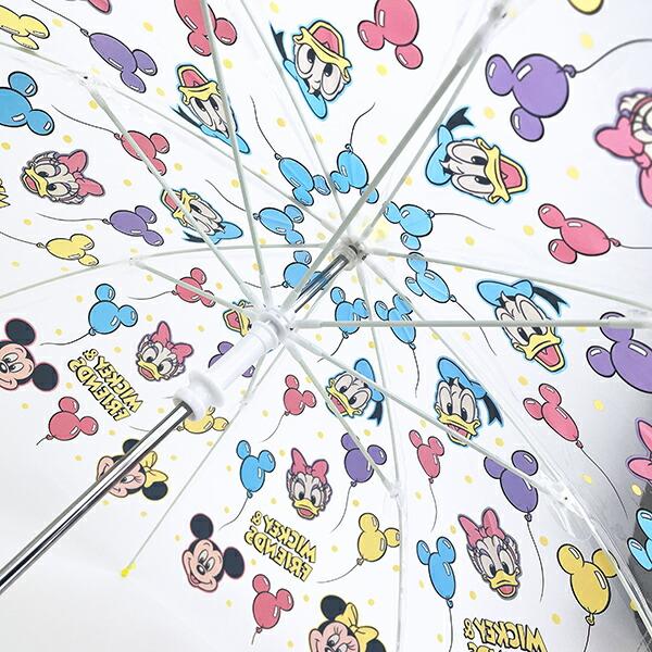 ディズニー ミッキーマウス 子ども用 ビニール傘 【45cm】 キッズ 商品画像4：キャラグッズPERFECT WORLD TOKYO