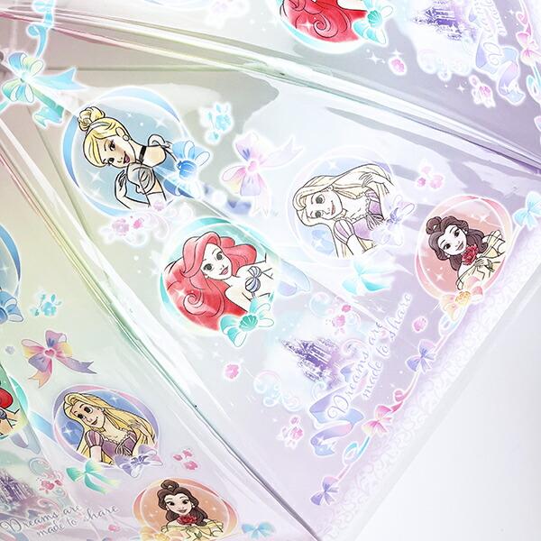 ディズニープリンセス 子ども用 ビニール傘 【45cm】 キッズ 商品画像2：キャラグッズPERFECT WORLD TOKYO