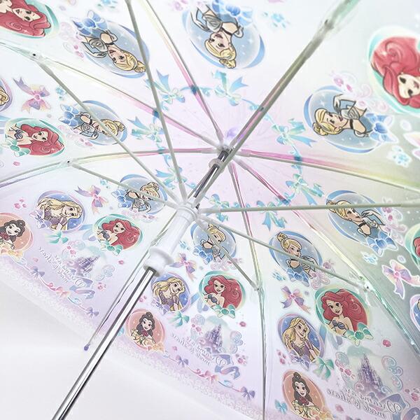 ディズニープリンセス 子ども用 ビニール傘 【45cm】 キッズ 商品画像4：キャラグッズPERFECT WORLD TOKYO