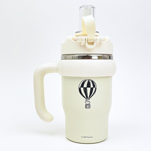 スヌーピー ハンドル付2WAYストローステンレスタンブラー (570ml) 水筒 ランチ SNOOPY 商品画像3：キャラグッズPERFECT WORLD TOKYO