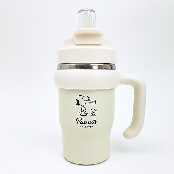 スヌーピー ハンドル付2WAYストローステンレスタンブラー (570ml) 水筒 ラン･･･