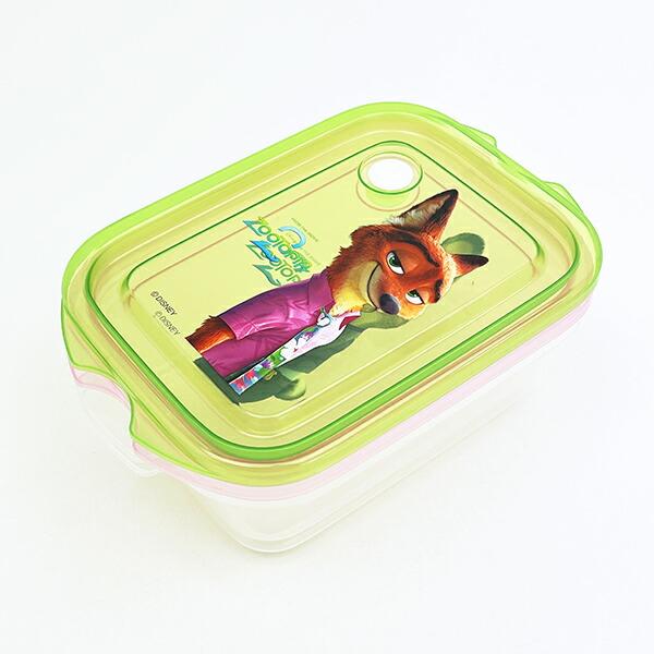 ディズニー ズートピア シールボックス500ml(2個入) ランチ キッチン Disney 商品画像5：キャラグッズPERFECT WORLD TOKYO
