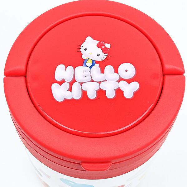 サンリオ ハローキティ 折りたたみハンドル付き保温・保冷デリカポット ランチ スープジャー Sanrio 商品画像4：キャラグッズPERFECT WORLD TOKYO