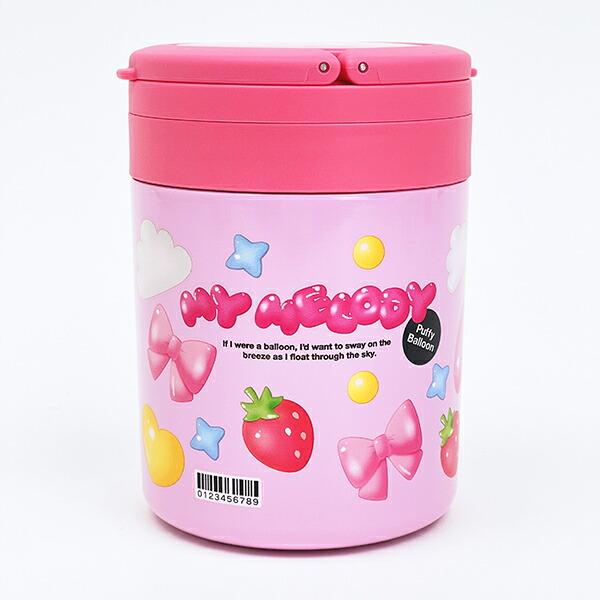 サンリオ マイメロディ 折りたたみハンドル付き保温・保冷デリカポット ランチ スープジャー Sanrio 商品画像3：キャラグッズPERFECT WORLD TOKYO