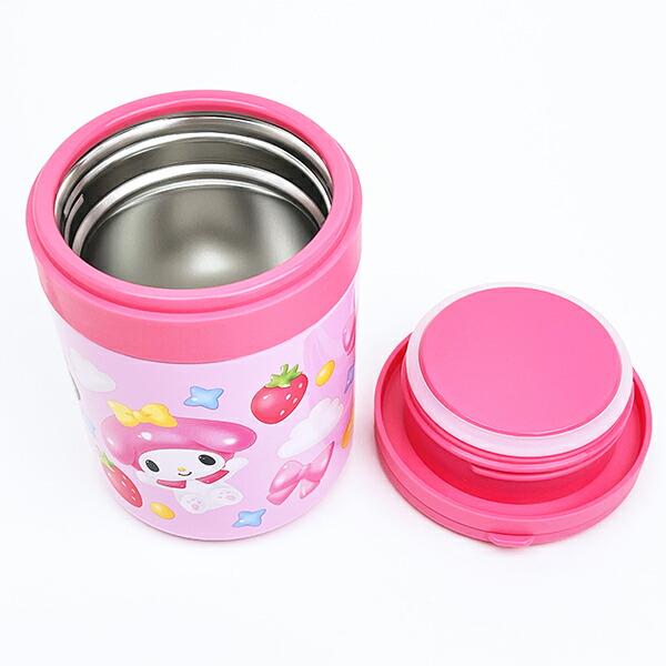 サンリオ マイメロディ 折りたたみハンドル付き保温・保冷デリカポット ランチ スープジャー Sanrio 商品画像5：キャラグッズPERFECT WORLD TOKYO