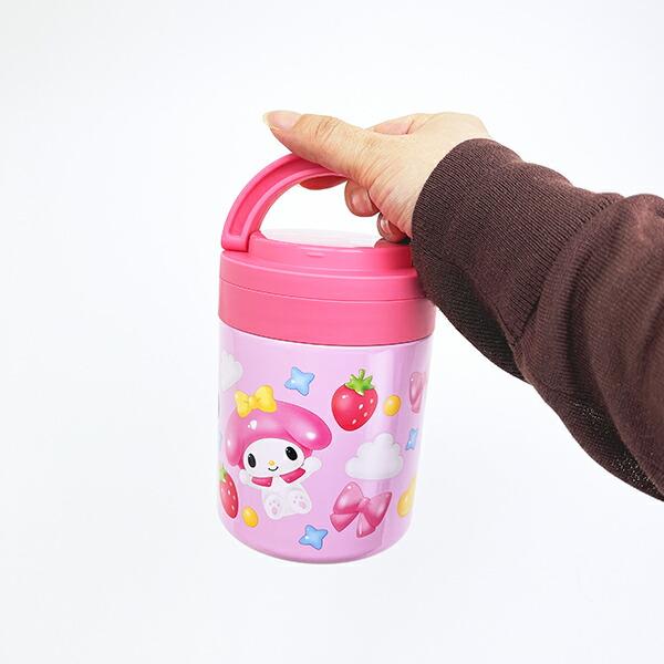 サンリオ マイメロディ 折りたたみハンドル付き保温・保冷デリカポット ランチ スープジャー Sanrio 商品画像6：キャラグッズPERFECT WORLD TOKYO