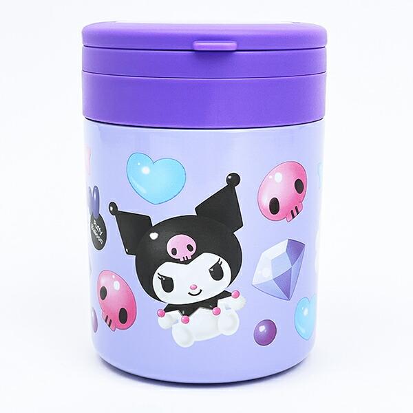 サンリオ クロミ 折りたたみハンドル付き保温・保冷デリカポット ランチ スープジャー Sanrio 商品画像2：キャラグッズPERFECT WORLD TOKYO