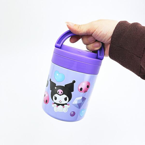 サンリオ クロミ 折りたたみハンドル付き保温・保冷デリカポット ランチ スープジャー Sanrio 商品画像6：キャラグッズPERFECT WORLD TOKYO