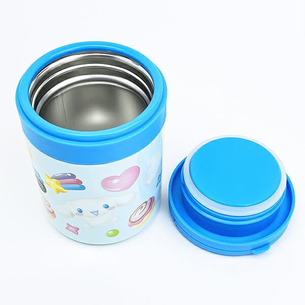 サンリオ シナモロール 折りたたみハンドル付き保温・保冷デリカポット ランチ スープジャー シナモン Sanrio 商品画像5：キャラグッズPERFECT WORLD TOKYO