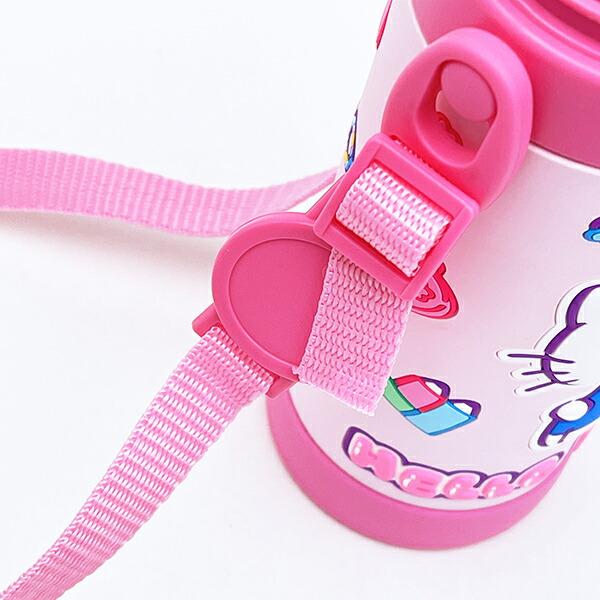 サンリオ ハローキティ 3Ｄロック付きワンプッシュダイレクトボトル 水筒 ランチ Sanrio 商品画像8：キャラグッズPERFECT WORLD TOKYO
