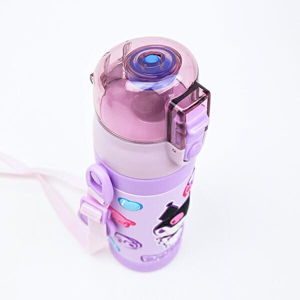 サンリオ クロミ 3Ｄロック付きワンプッシュダイレクトボトル 水筒 ランチ Sanrio 商品画像5：キャラグッズPERFECT WORLD TOKYO