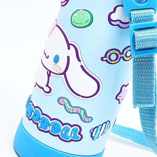 サンリオ シナモロール 3Ｄロック付きワンプッシュダイレクトボトル 水筒 ランチ シナモン Sanrio 商品画像3：キャラグッズPERFECT WORLD TOKYO