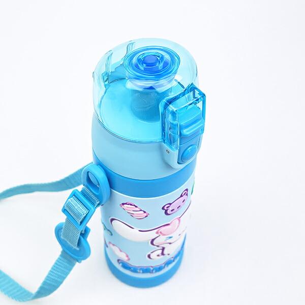 サンリオ シナモロール 3Ｄロック付きワンプッシュダイレクトボトル 水筒 ランチ シナモン Sanrio 商品画像5：キャラグッズPERFECT WORLD TOKYO
