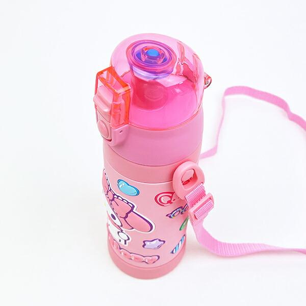 サンリオ マイメロディ 3Ｄロック付きワンプッシュダイレクトボトル 水筒 ランチ Sanrio 商品画像5：キャラグッズPERFECT WORLD TOKYO