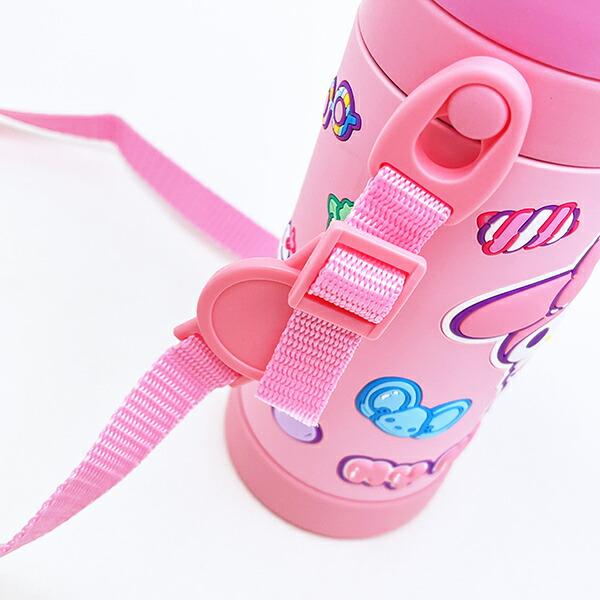 サンリオ マイメロディ 3Ｄロック付きワンプッシュダイレクトボトル 水筒 ランチ Sanrio 商品画像8：キャラグッズPERFECT WORLD TOKYO