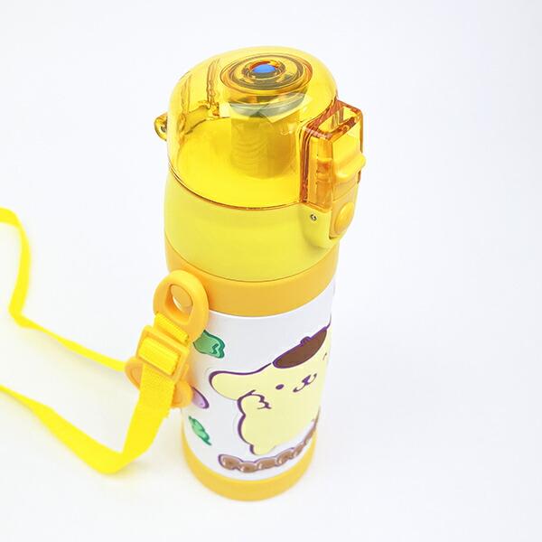 サンリオ ポムポムプリン 3Ｄロック付きワンプッシュダイレクトボトル 水筒 ランチ Sanrio 商品画像5：キャラグッズPERFECT WORLD TOKYO