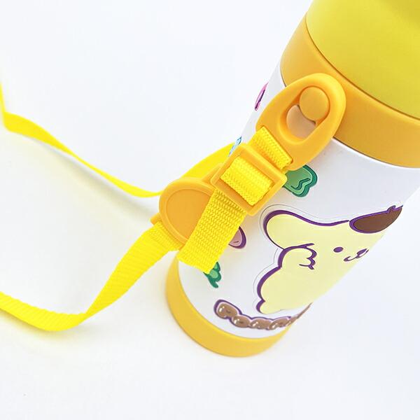 サンリオ ポムポムプリン 3Ｄロック付きワンプッシュダイレクトボトル 水筒 ランチ Sanrio 商品画像8：キャラグッズPERFECT WORLD TOKYO