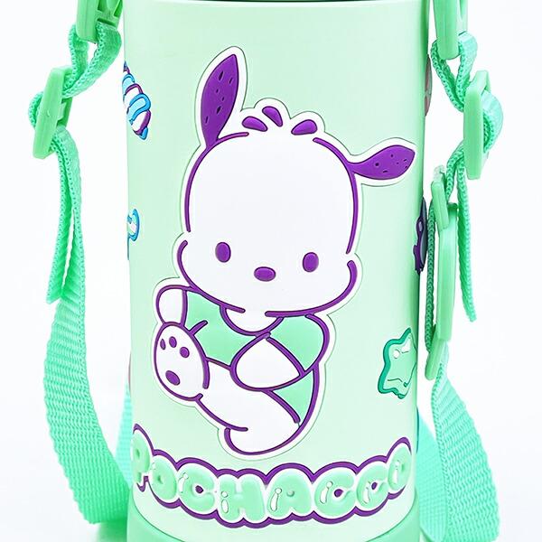 サンリオ ポチャッコ 3Ｄロック付きワンプッシュダイレクトボトル 水筒 ランチ Sanrio 商品画像2：キャラグッズPERFECT WORLD TOKYO