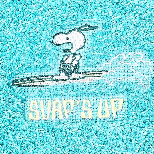 スヌーピー バスマット サーフ ターコイズブルー バス用品 SNOOPY 商品画像2：キャラグッズPERFECT WORLD TOKYO