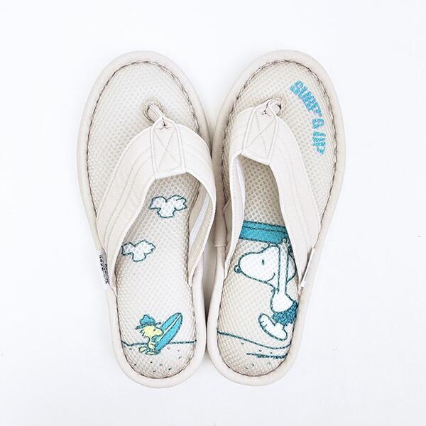 スヌーピー ルームスリッパ サーフ ベージュ SNOOPY