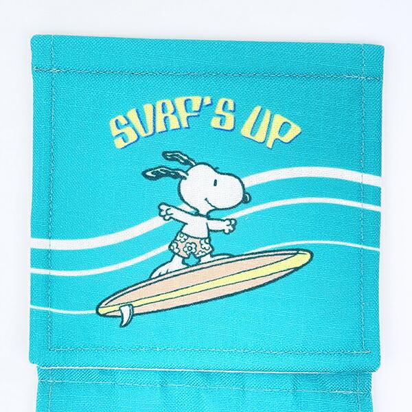 スヌーピー ペーパーホルダーカバー サーフ ターコイズブルー SNOOPY 商品画像2：キャラグッズPERFECT WORLD TOKYO