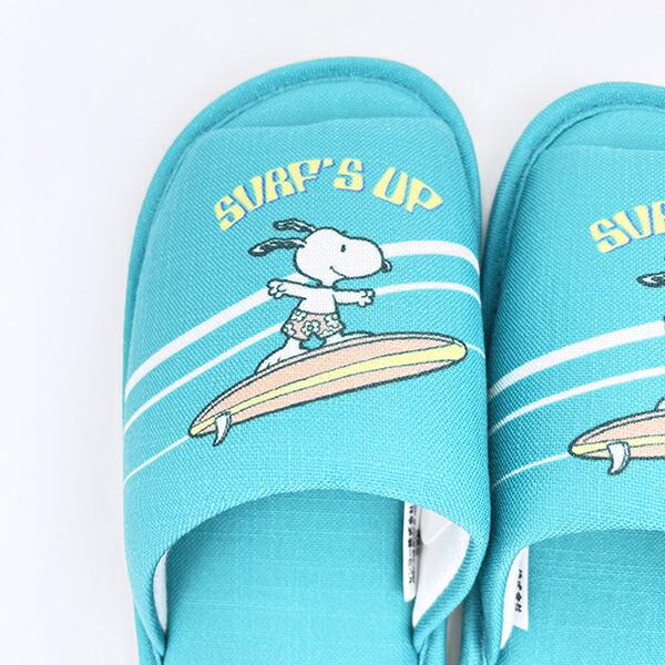 スヌーピー スリッパ サーフ ターコイズブルー キッチン SNOOPY 商品画像2：キャラグッズPERFECT WORLD TOKYO