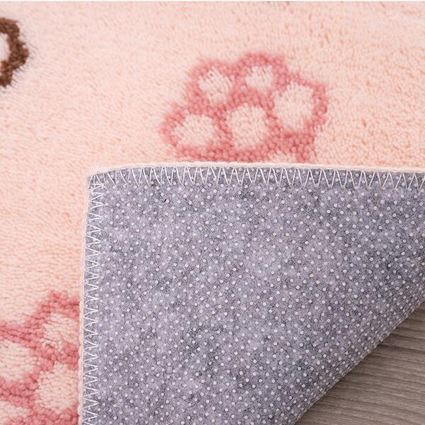 ミッフィー miffy ロングトイレマット ラインフラワー ピンク トイレ用品 商品画像3：キャラグッズPERFECT WORLD TOKYO