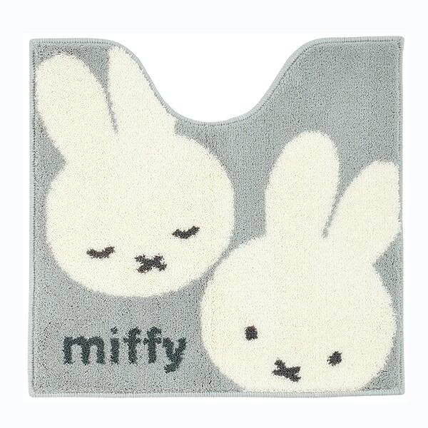 ミッフィー miffy トイレマット カーム グレー トイレ用品