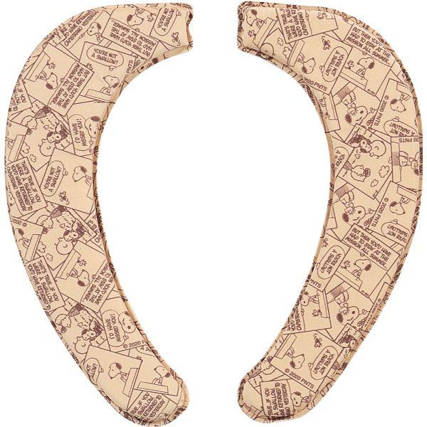 スヌーピー ふんわりクッション便座　エピソード　ベージュ