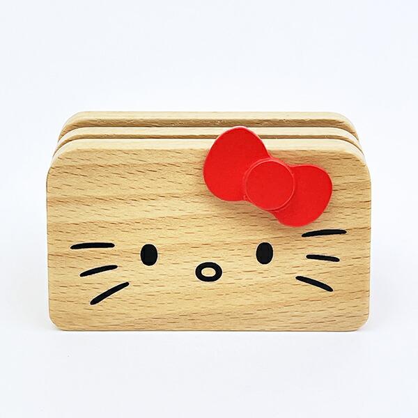サンリオ ハローキティ ウッドメモスタンド レッド 文具 Sanrio 商品画像2：キャラグッズPERFECT WORLD TOKYO