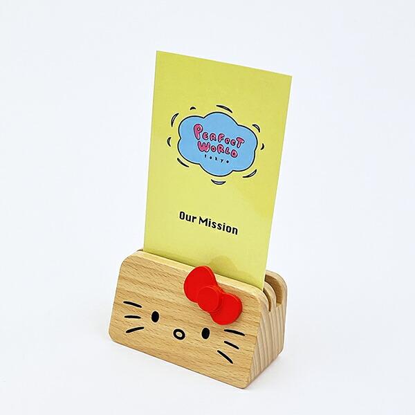 サンリオ ハローキティ ウッドメモスタンド レッド 文具 Sanrio 商品画像7：キャラグッズPERFECT WORLD TOKYO