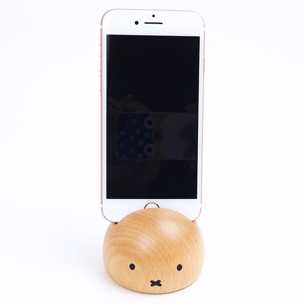 ミッフィー miffy ウッドスマホスタンド スマホ用品 商品画像3：キャラグッズPERFECT WORLD TOKYO