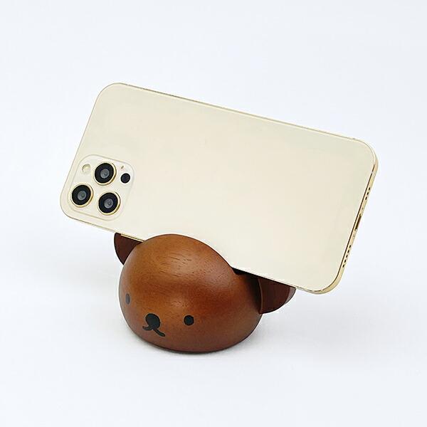 ミッフィー miffy ボリス ウッドスマホスタンド スマホ用品 商品画像5：キャラグッズPERFECT WORLD TOKYO