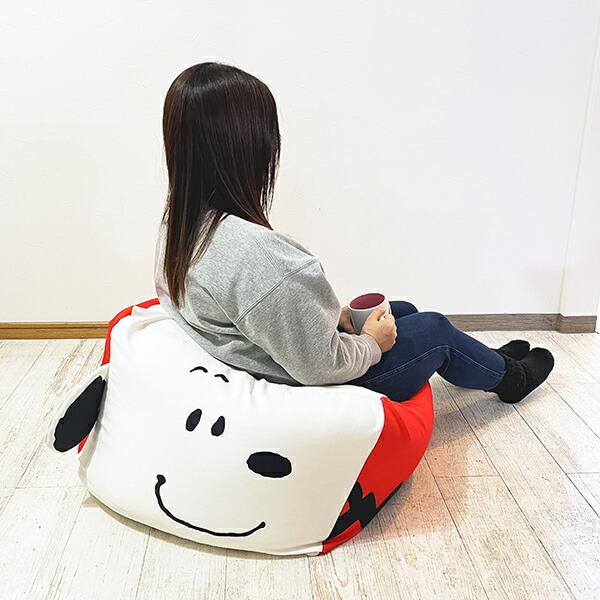スヌーピー ビーズクッション(M) インテリア SNOOPY 商品画像3：キャラグッズPERFECT WORLD TOKYO